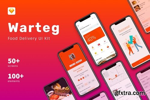 Warteg - Food Delivery App UI Kit 7HVRUU6