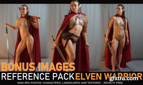 Artstation - Elven Warrior 500+ images including 360° Turnarounds +Bonus Pack
