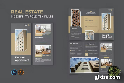 Apartment Trifold Brochure