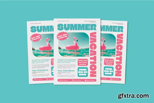 Summer Vacation Flyer