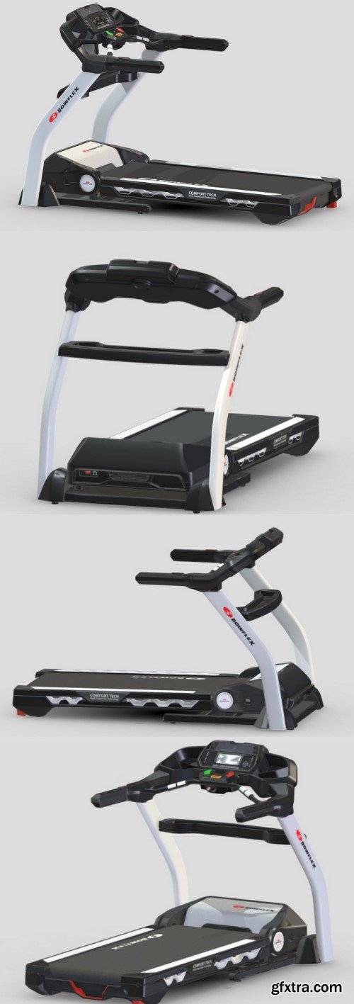 Bowflex BXT326 Treadmill 3D Model
