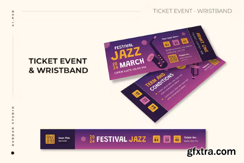 Jazz Fest Ticket & Wristband