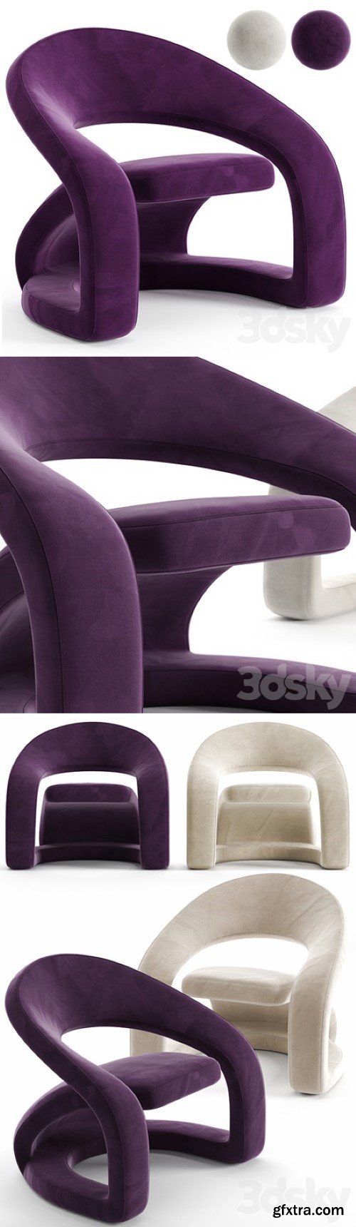Jaymar Cantilevered Pop Art Chair