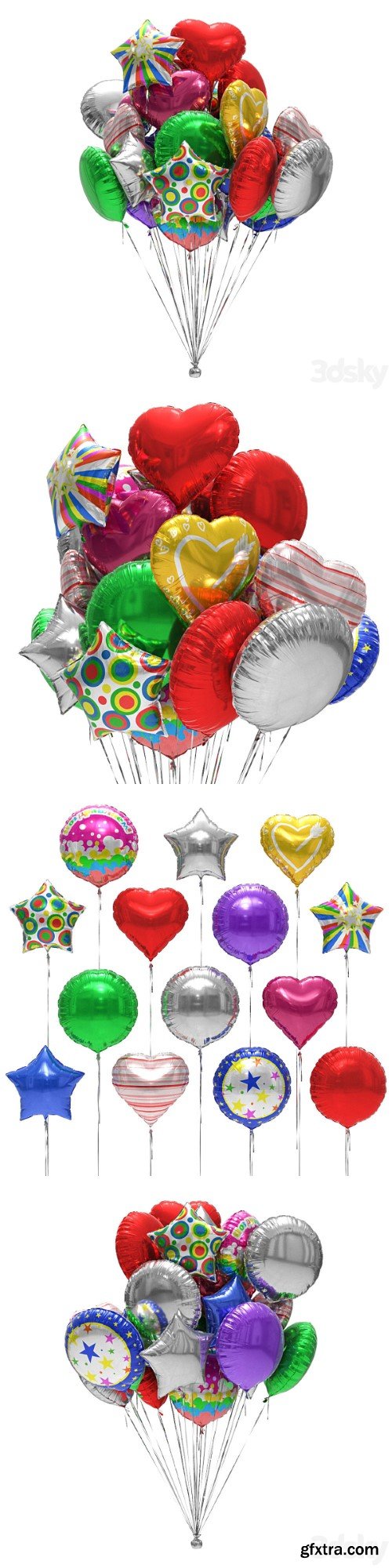Foiled balloons