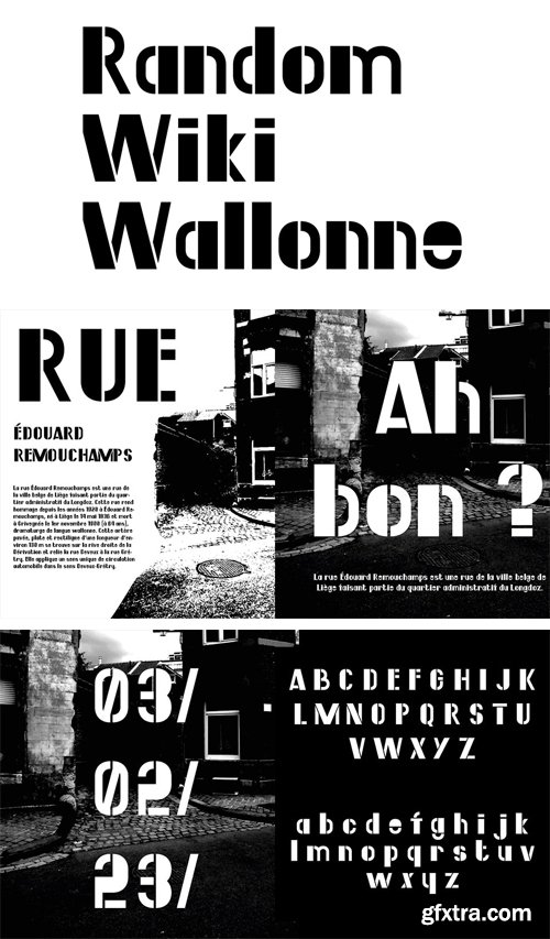 RandomWiki Wallonne Display Typeface