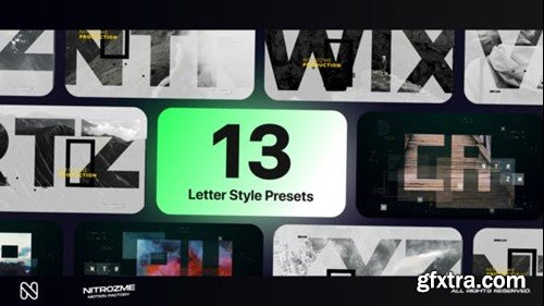 Videohive Letters Typography Vol. 02 44892470