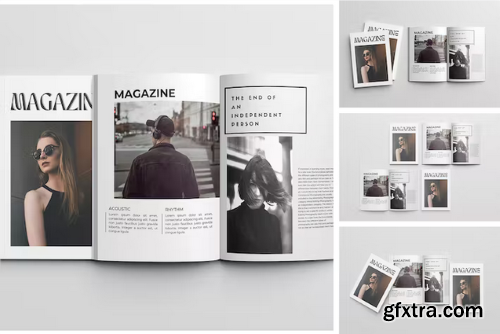 a4 Brochure/Magazine Mockup