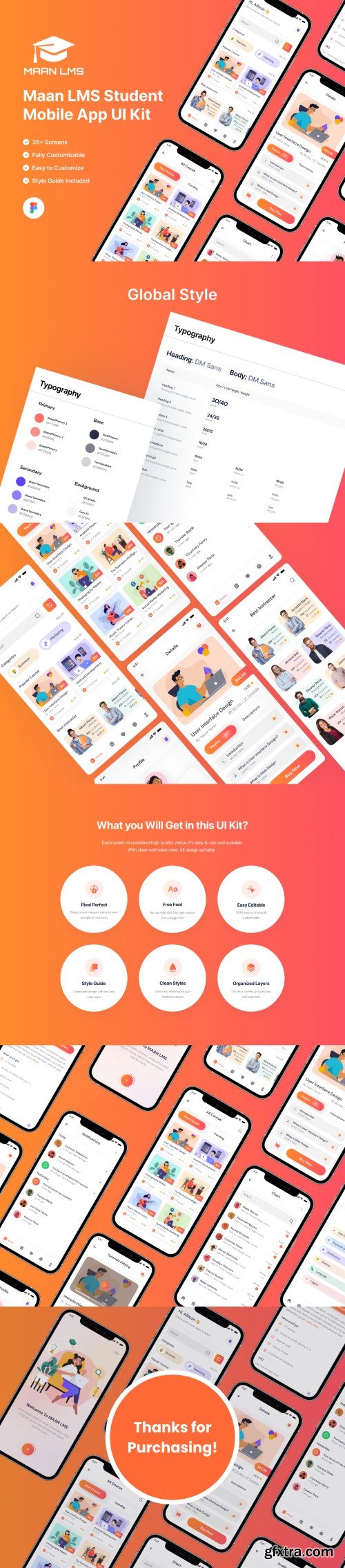 UI8 - Maan LMS- Student Mobile App Flutter iOS & Android UI Kit