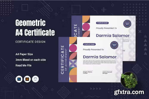 Geometric Certificate