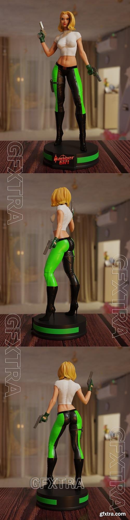 BrunoArt3D - Danger Girl (Abbey CHASE) – 3D Print Model