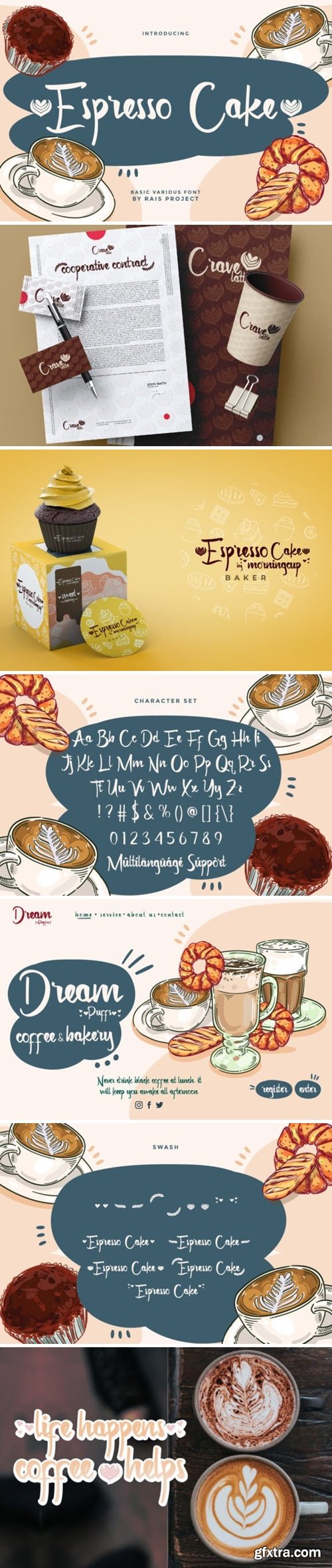 Espresso Cake Font