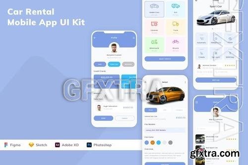 Car Rental Mobile App UI Kit N89RUML