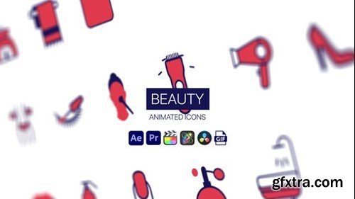Videohive Beauty Animated Icons 44950531