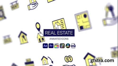 Videohive Real Estate Animated Icons 44952072