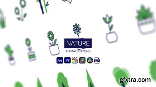 Videohive Nature Animated Icons 44952008