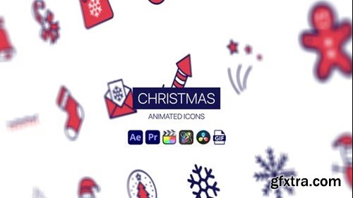 Videohive Christmas Animated Icons 44950918