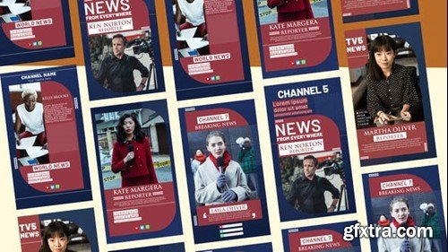 Videohive News Reporter Stories 44973211