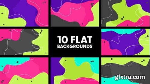 Videohive Flat Backgrounds 44946628