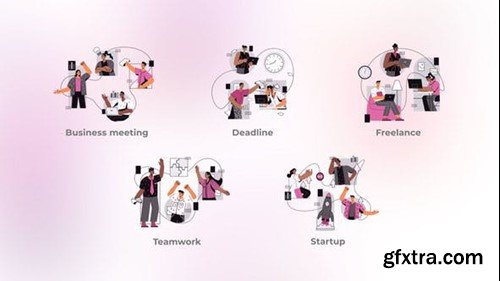 Videohive Business Meeting - Composition with 4 Elements 44942264