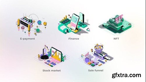 Videohive E-payment - Isometric Illustration 44678504