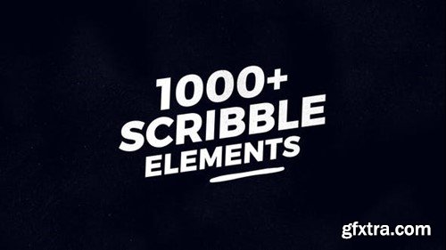 Videohive 1000 Scribble Elements 21777834