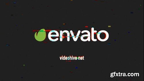 Videohive Tetromino Glitch Logo 44942117