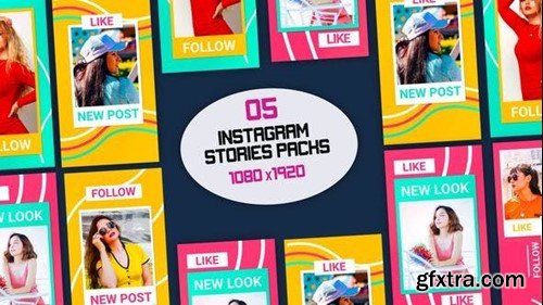 Videohive After Effects Dark Color Instagram Story Frames 45038052