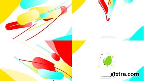 Videohive Colorful Line Logo Reveals 44934460