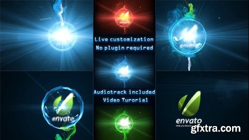 Videohive Particles Energy Sphere Logo Reveal 4427433
