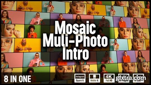 Videohive Mosaic Multi-Photo Intro 40655053