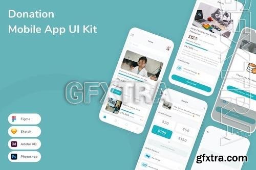 Donation Mobile App UI Kit FZEPZL3