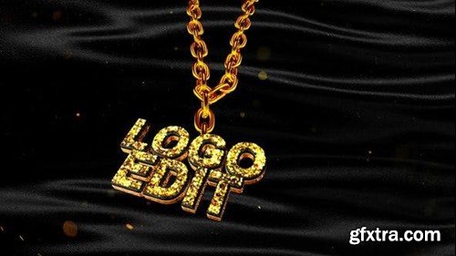 Videohive Golden logo on the chain 45095885