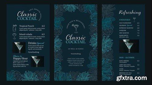 Videohive Cocktail Bar Video Template 44977360