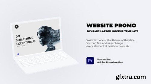 Videohive Dynamic Website Promo - Laptop Mockup 26944238