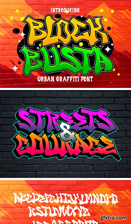 Block Busta - Urban Graffiti Font