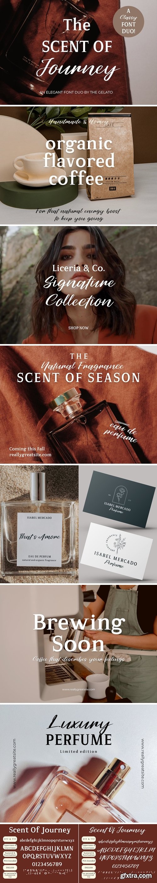 Scent of Journey Font Duo