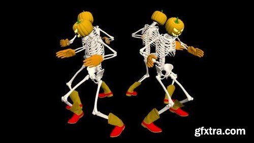 Videohive Halloween Skeleton 40405325