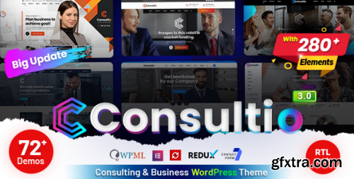 Themeforest - Consultio - Consulting Corporate 3.0.1 - Nulled