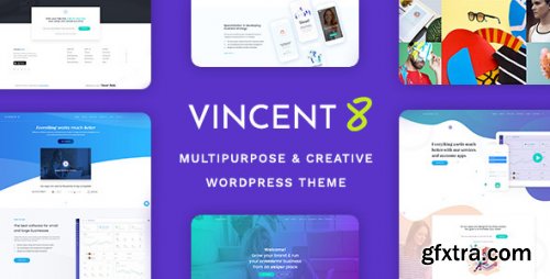 Themeforest - Vincent Eight | Responsive Multipurpose WordPress Theme 1.21 - Nulled
