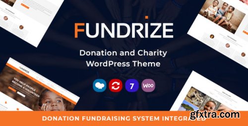 Themeforest - Fundrize | Responsive Donation & Charity WordPress Theme 1.28 - Nulled