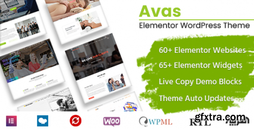 Themeforest - Avas - Elementor WordPress Theme 6.3.21 - Nulled