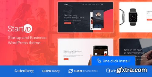Themeforest - Startup Company - WordPress Theme for Business & Technology 1.1.8 - Nulled