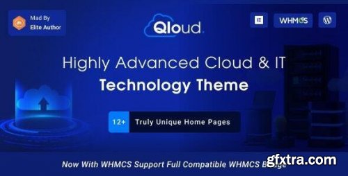 Themeforest - Qloud 3.0 - WHMCS, Cloud Computing, Apps & Server WordPress Theme 3.0.2 - Nulled