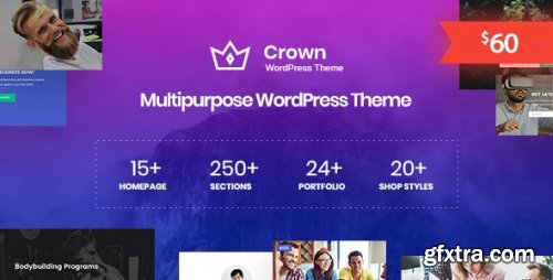 Themeforest - Crown - Multi Purpose WordPress Theme 1.0.7 - Nulled