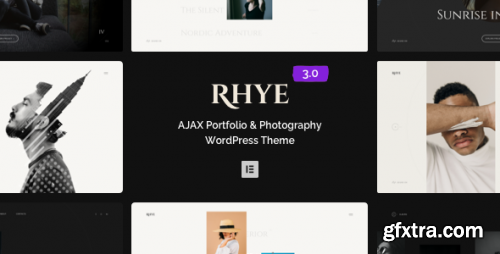 Themeforest - Rhye – AJAX Portfolio WordPress Theme 3.1.3 - Nulled