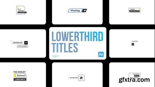Videohive Lowerthird Titles 11 for After Effects 45297601