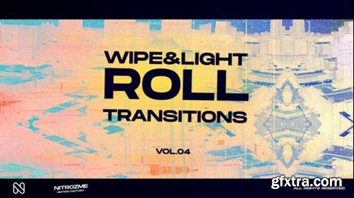 Videohive Wipe and Light Roll Transitions Vol. 04 45307423