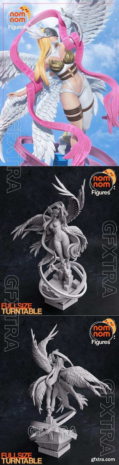 NomNom Figures - Angewomon from Digimon – 3D Print Model