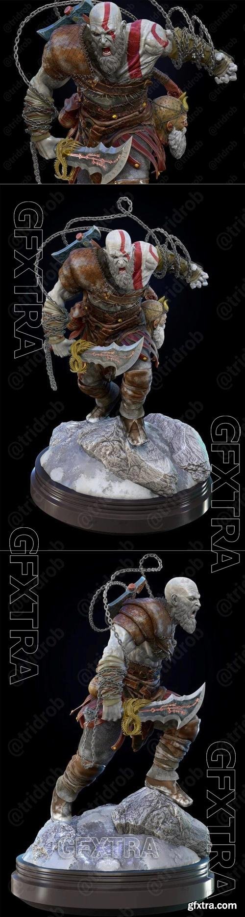 Kratos. God of War – 3D Print Model