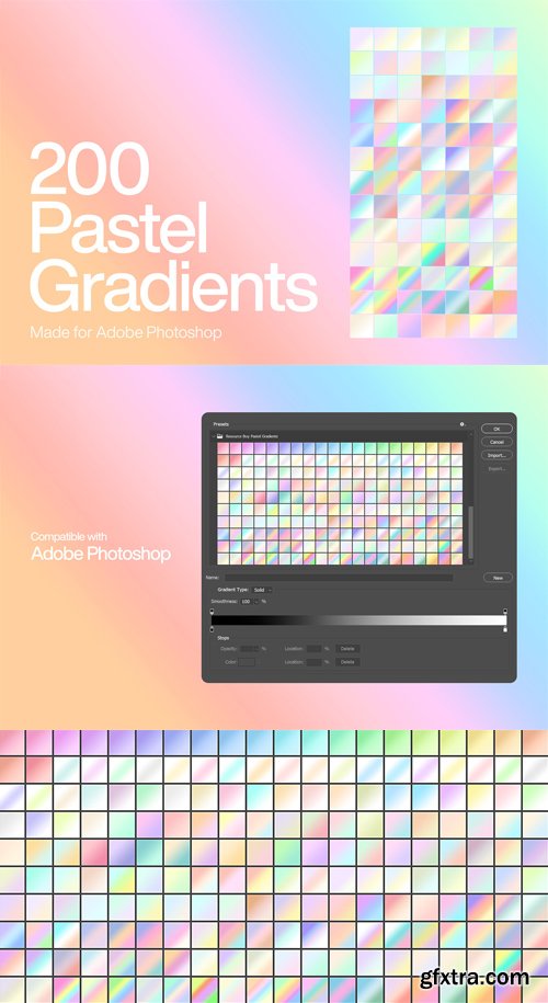 Pastel Gradients for Photoshop